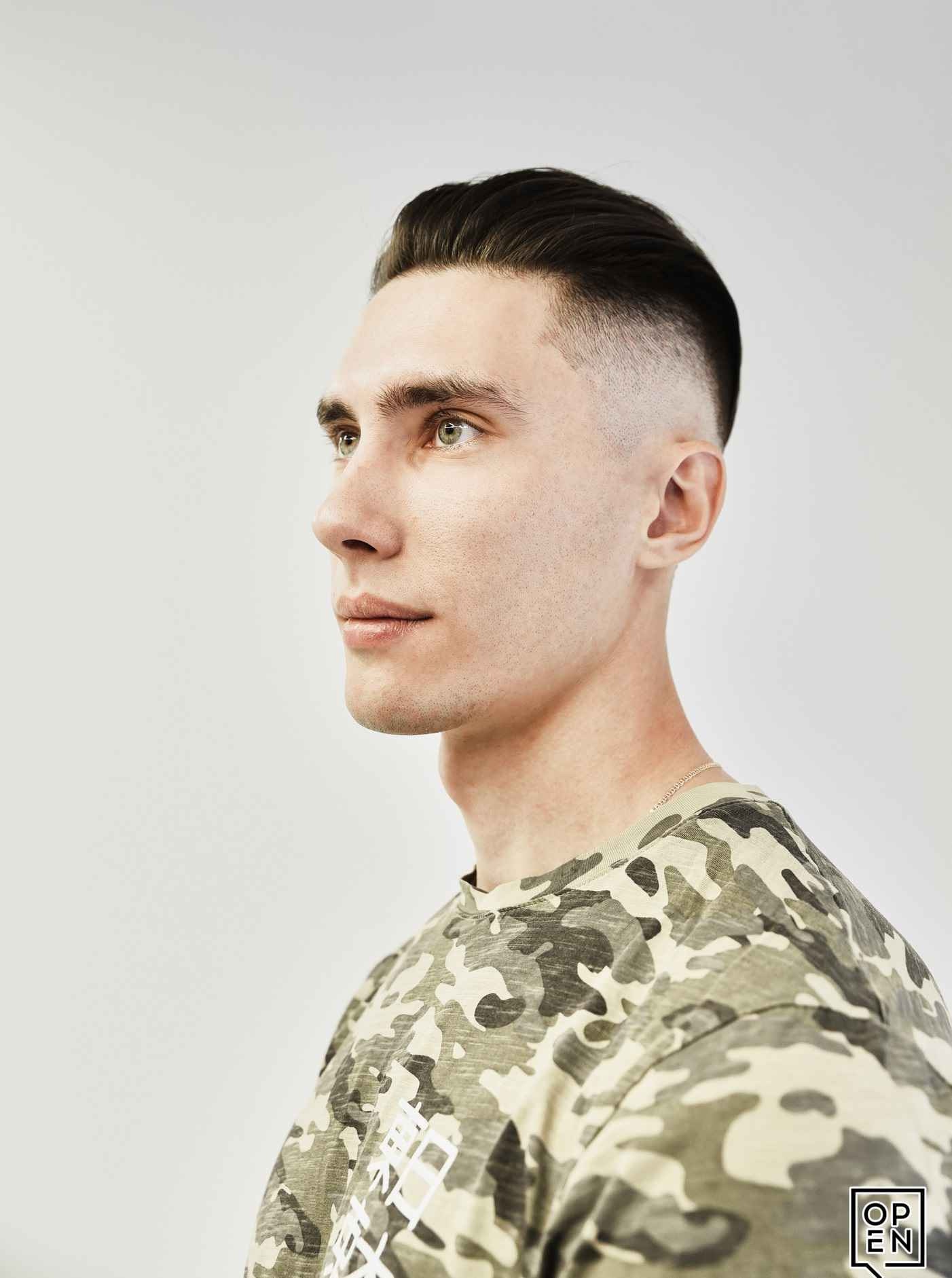 Помпадур fade